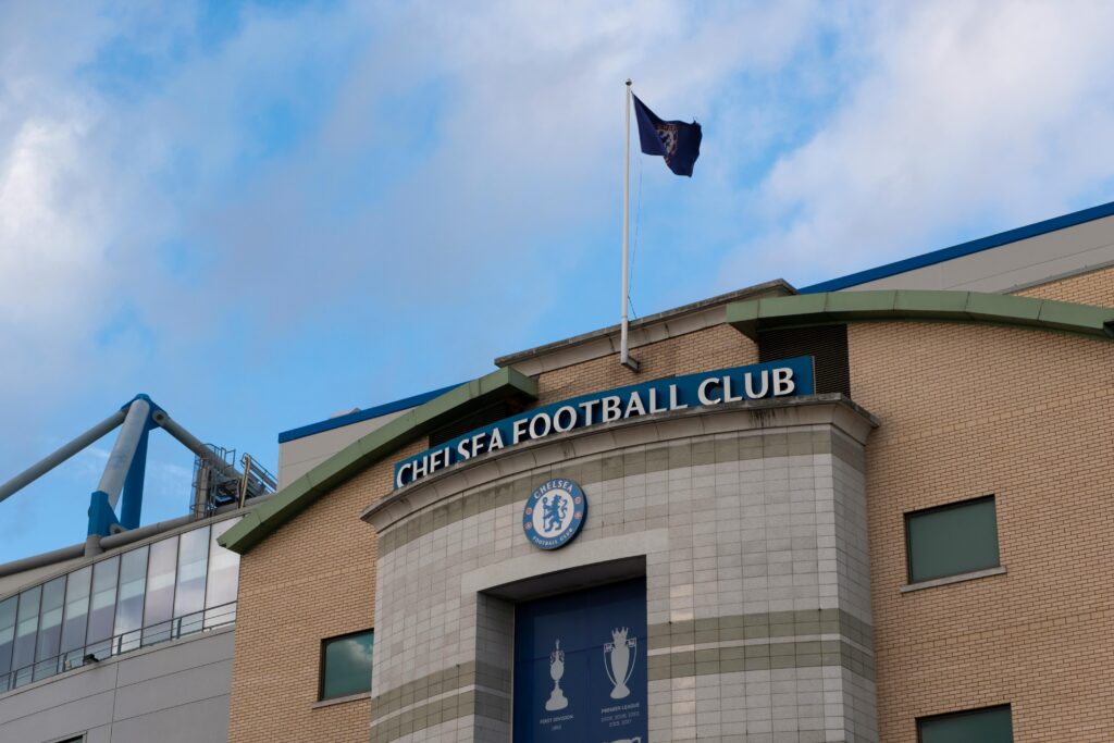 Facade of FC Chelsea in London
